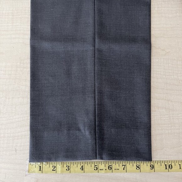 HARGIO Dress Line Men's Blend Wool Grey Dress Pants Size 38x34 Flat Front NWT - Picture 12 of 13